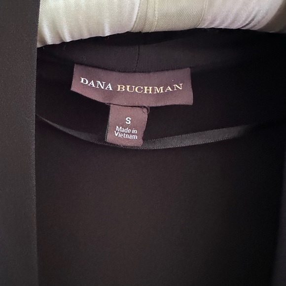 Dana Buchman Black Open Cascade Cardigan - Picture 3 of 7